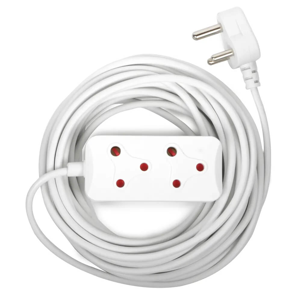 3m 2-Socket Heavy-Duty Power Extension Lead