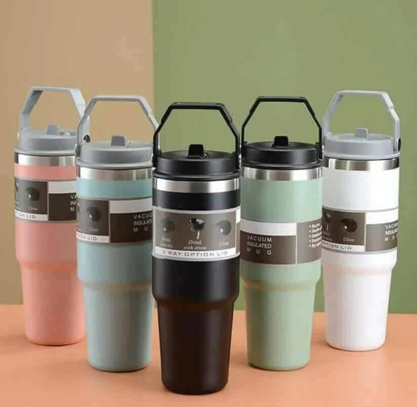 900ml Stainless Steel Vacuum Tumbler with Lid