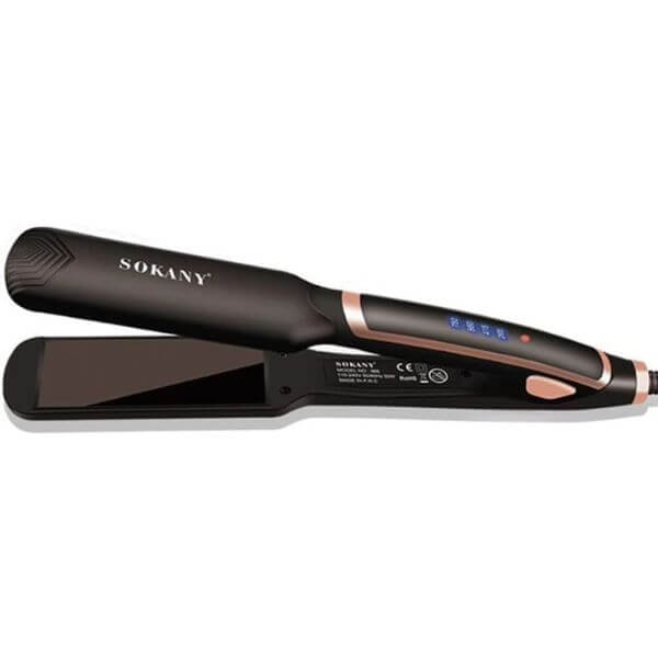 Professional Ceramic Hair Straightener Flat Iron with LED Display