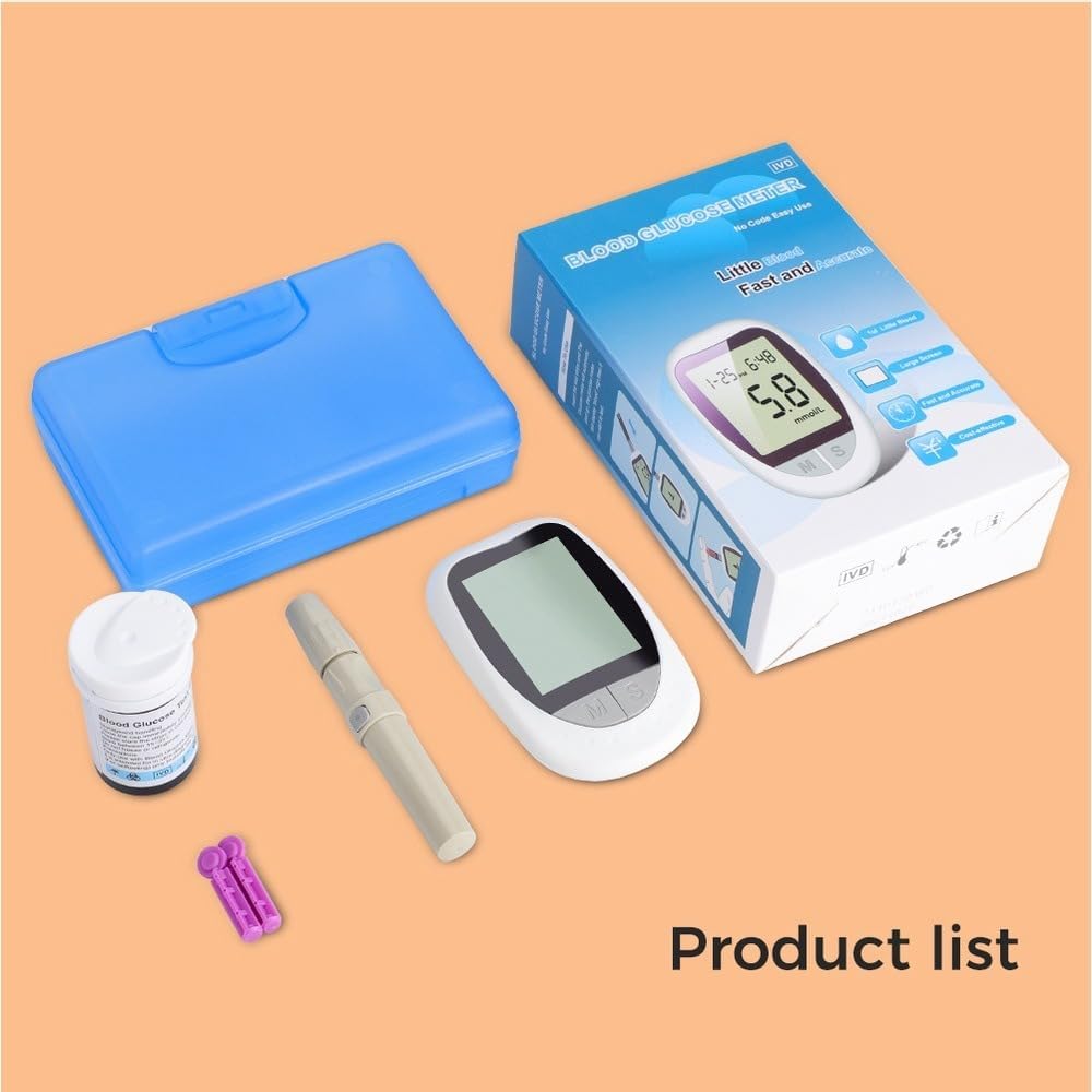 Blood Glucose Monitor Kit with Digital Display