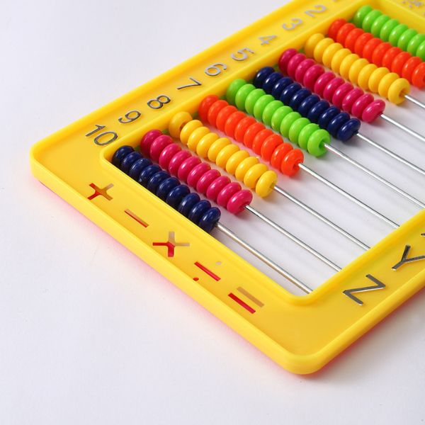 Kids Wooden & Plastic Number Abacus Learning Frame Toy