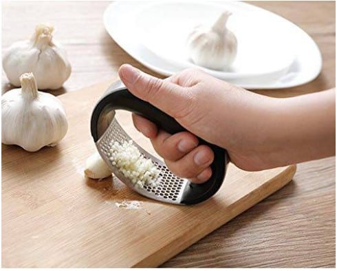Stainless Steel Garlic Press Crusher and Mincer