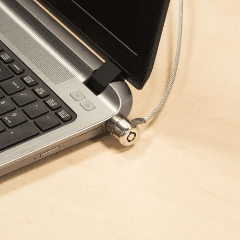 Keyed Laptop Security Cable Lock with Dual Keys