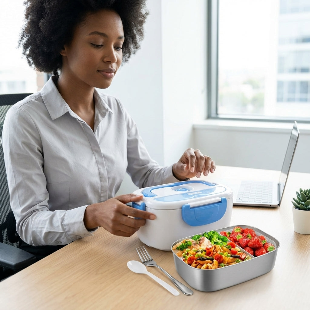 Electric Lunch Box Portable Food Warmer 1.5L