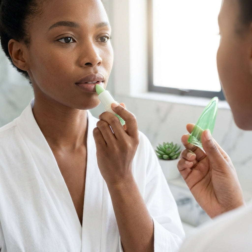 Long-Lasting Aloe Lip Balm with Natural Shine