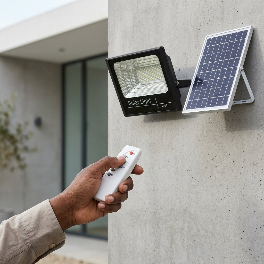 Outdoor Garden Solar Light with Panel 1000W