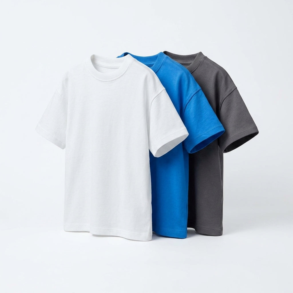 Men's Classic Plain Cotton Everyday T-Shirt