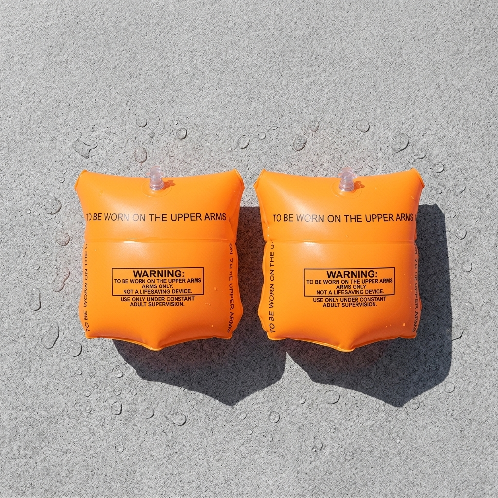 Inflatable Floating Arm Bands Swimming Training Sleeves