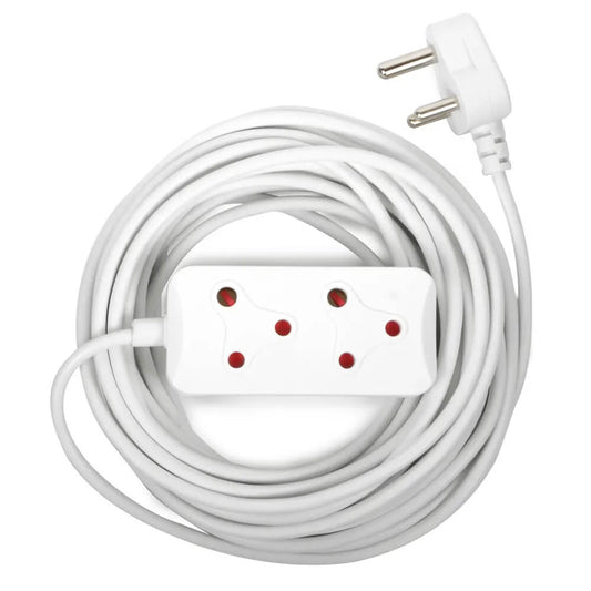 15m 2 Socket Heavy Duty Extension Cord
