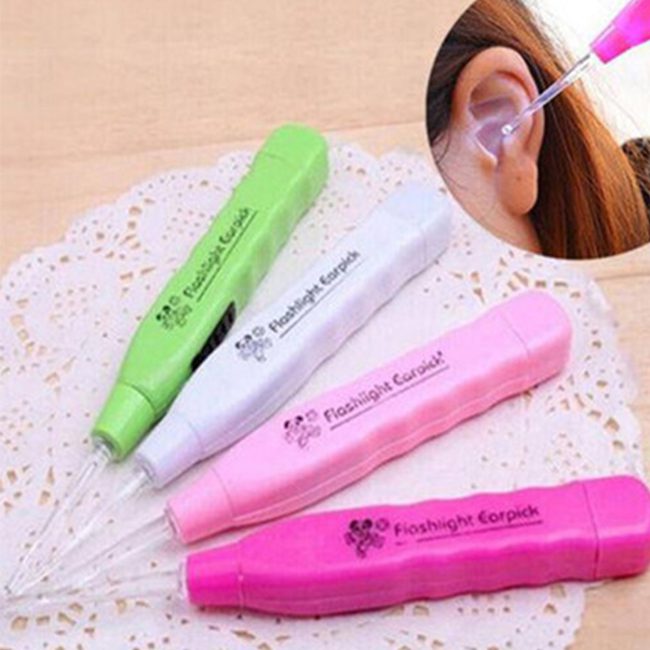 LED Flashlight Earpick Ear Cleaning Tool