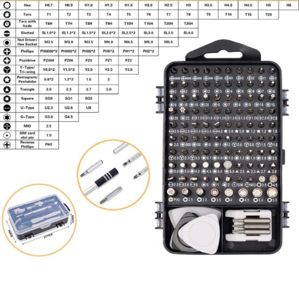 Combination Precision Screwdriver Set 135 Pieces
