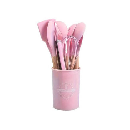 12-Piece Silicone Kitchen Utensil Cooking Tool Set