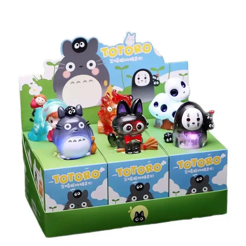 Random Studio Ghibli Blind Box, Sealed Hobby Box, Collectible Box, Collectible Item, Creative Resin Glow-In-The-Dark Ornament, Perfect Gift for Friends, Ideal for Holidays