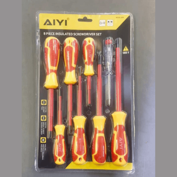 8-Piece Insulated Screwdriver Set for DIY