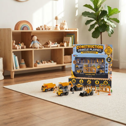 Kids Construction Vehicle Playset