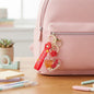Heart-Shaped Liquid Glitter Keychain