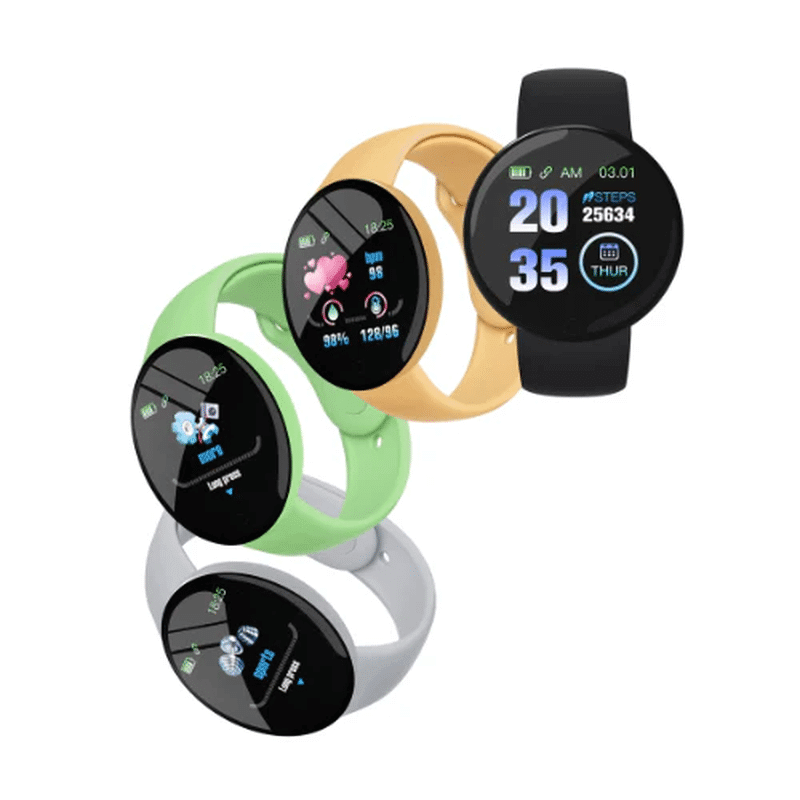 Smart Fit Active Smartwatch with Heart Rate and Sleep Monitor