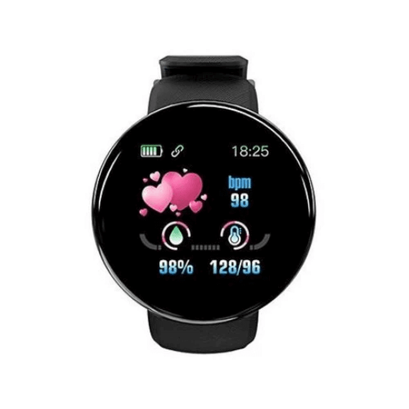Smart Fit Active Smartwatch with Heart Rate and Sleep Monitor