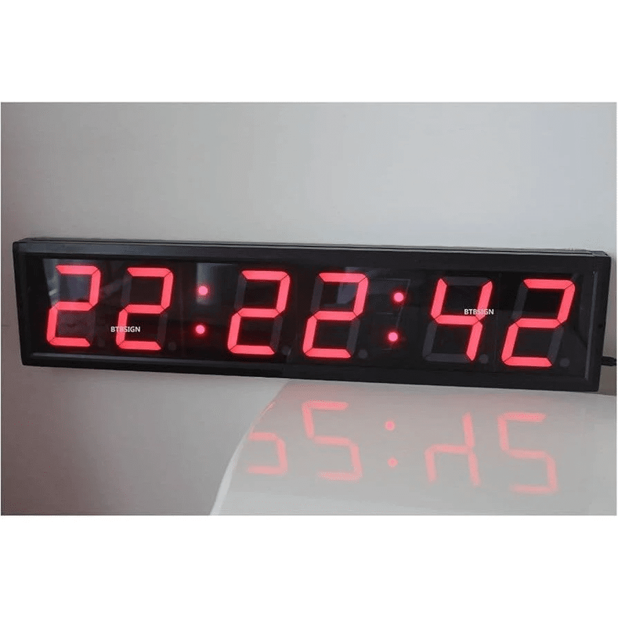 Large Display LED Digital Wall Clock