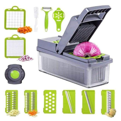 Multifunctional Vegetable Slicer Set 14 Pieces