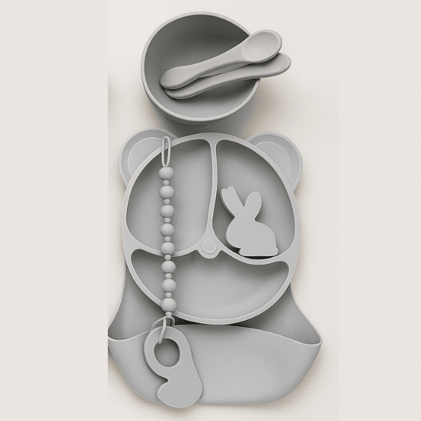 10 Piece Silicone Baby Feeding Set