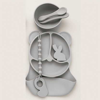 10 Piece Silicone Baby Feeding Set