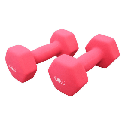 4kg Dip-Molded Dumbbell for Strength Training and Home Workouts