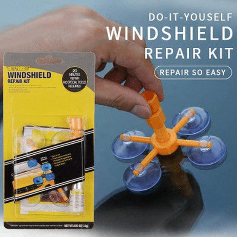 DIY Windshield Crack and Chip Repair Kit