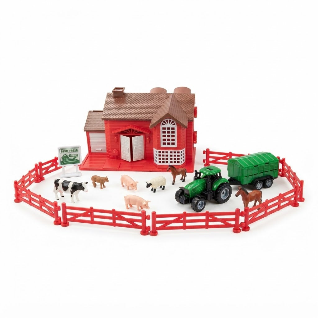 Kids Farm House Playset