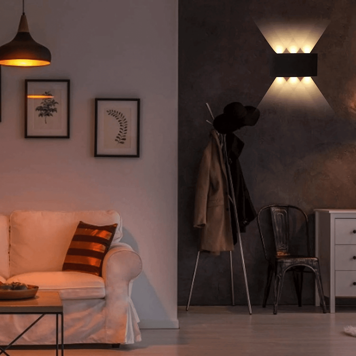 6W Modern Waterproof LED Wall Light 540lm
