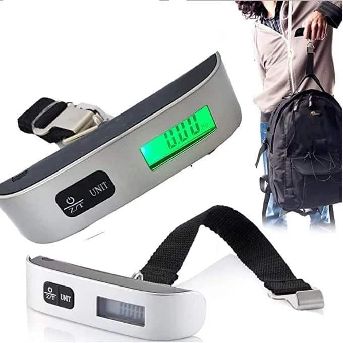 Compact Digital Luggage Scale with LCD Display