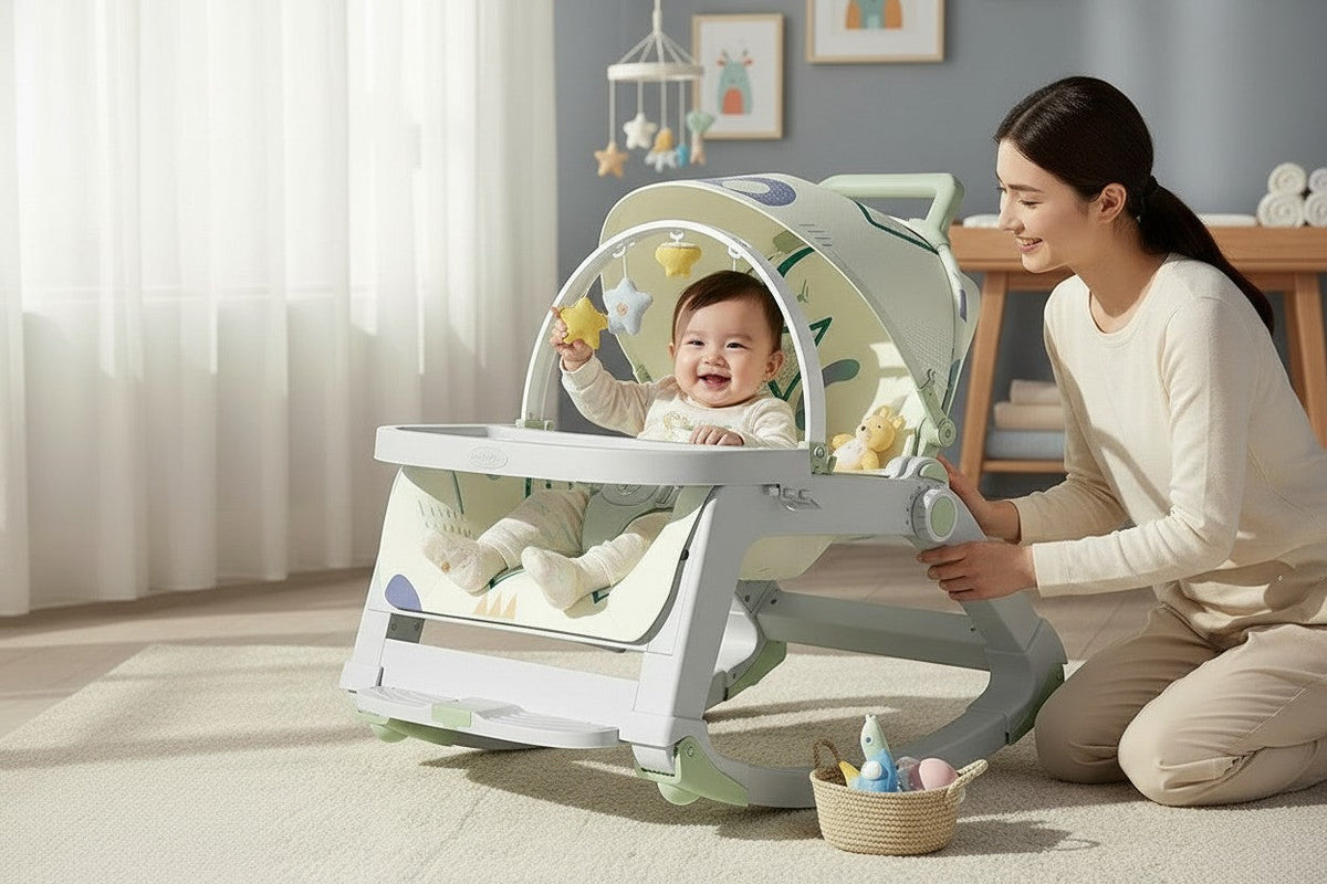 Multifunctional 5 in 1 Baby Rocking Chair