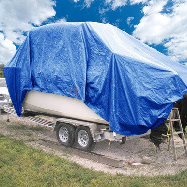 Heavy-Duty All-Purpose Waterproof Tarpaulin Sheet with Metal Grommets