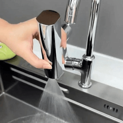 360-Degree Waterfall Kitchen Faucet Extension Aerator