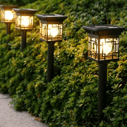 2-Pack Solar Garden Pathway Lights