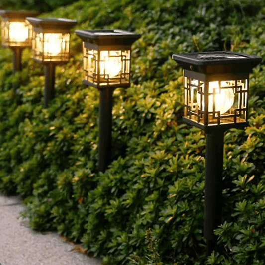 2-Pack Solar Garden Pathway Lights