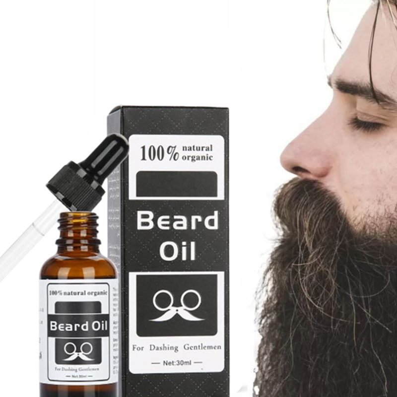 Natural Organic Beard Oil for Softening and Skin Hydration