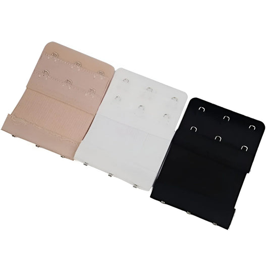 Adjustable 3-Hook Bra Extenders for Band Comfort and Fit
