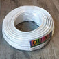 100m 3x1.5mm Flat Electrical Cable White