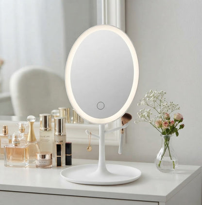 Oval LED Makeup Mirror