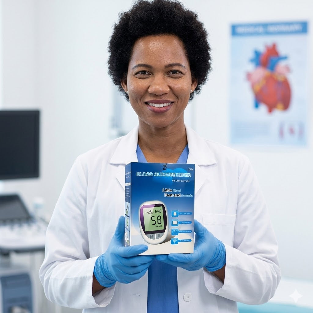 Blood Glucose Monitor Kit with Digital Display
