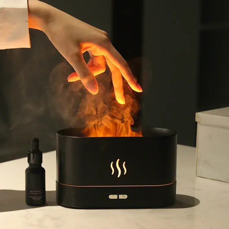 Ultrasonic Flame Air Diffuser and Humidifier