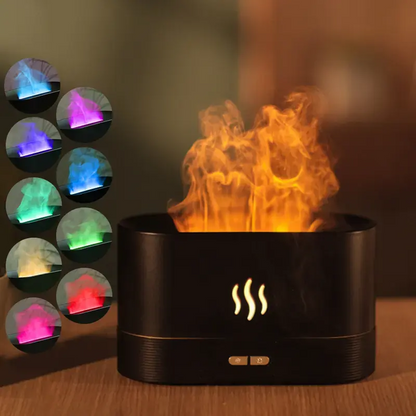 Ultrasonic Flame Air Diffuser and Humidifier
