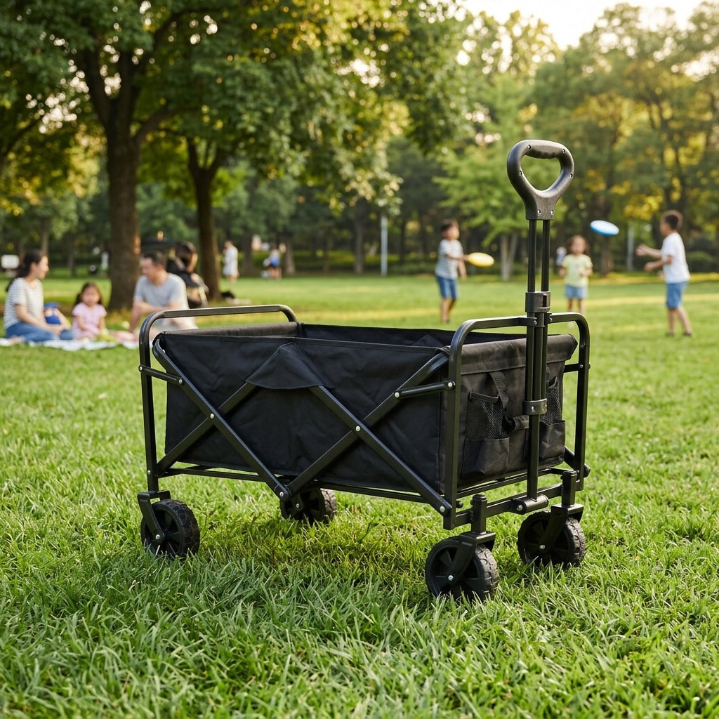Large Capacity Folding Outdoor Wagon Trolley