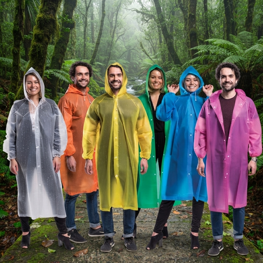 Unisex Reusable Waterproof Rain Coat