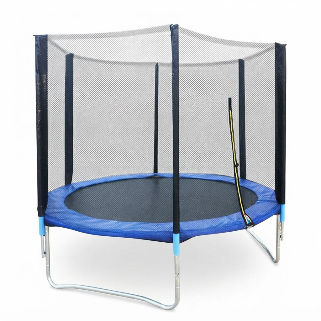2.44m Outdoor Trampoline with Enclosure Safety Net