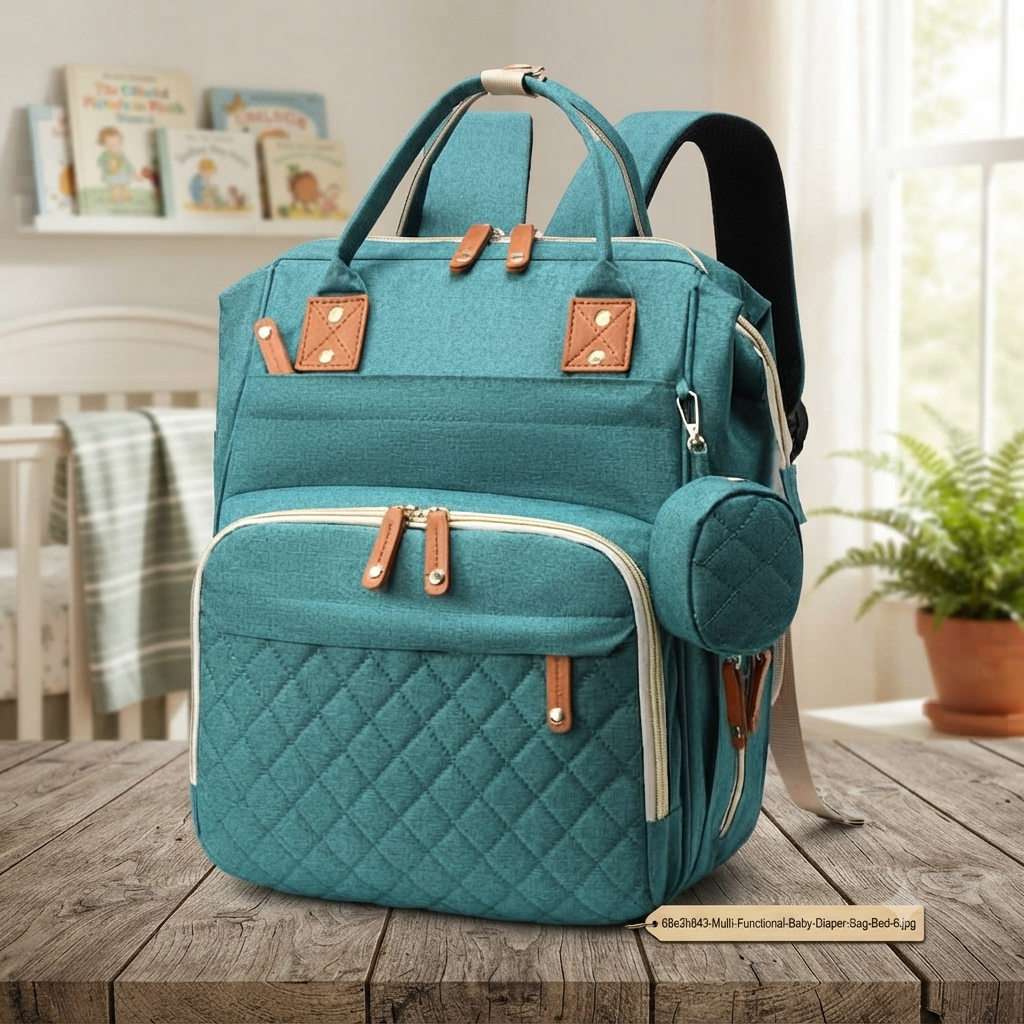 Multi-Functional Baby Diaper Bag and Bed