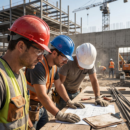PE Plastic Construction Safety Helmet for Impact Protection and Worksite Safety