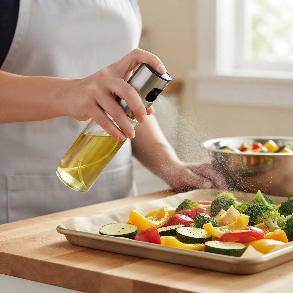 Glass Oil and Vinegar Spray Bottle 100ml