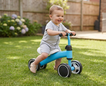Adjustable Toddler Balance Bike with Double Wheels